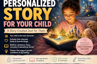 create a personalized bedtime story for your child