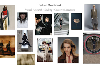 create a professional fashion moodboard for your brand