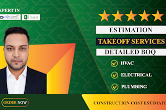 do mep takeoff and cost estimation hvac electrical plumbing