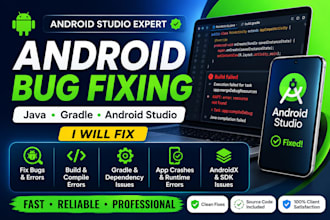 fix android studio, gradle and java errors
