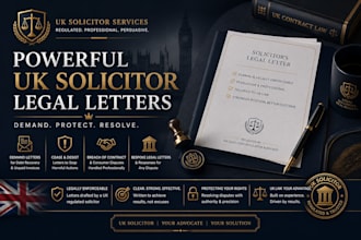 write a UK solicitor demand letter for debt recovery and unpaid invoices