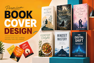 design a custom book cover for amazon KDP, ebook and paperback