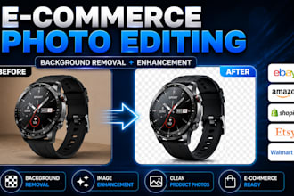 do ecommerce photo editing and product image enhancement
