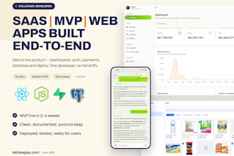 create the website and mobile application