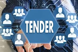 prepare tender or bid proposal for logistics transportation and IT contracts