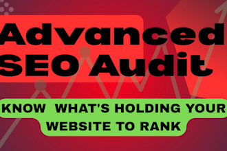 perform an advanced SEO audit with actionable recommendations