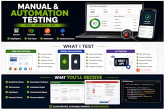 do QA automation selenium, playwright, appium