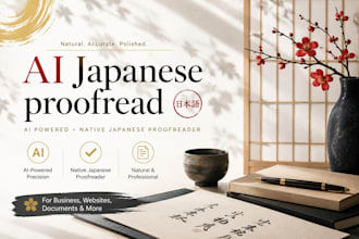 correct your ai generated japanese for clarity and naturalness