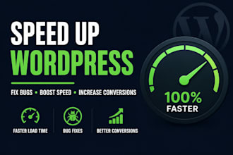 fix speed, bugs and conversion issues on your wordpress site