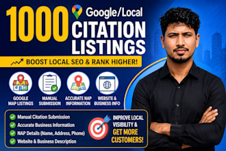 create high quality local citations for google maps SEO
