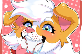 draw furry art, fursona, furry avatar, furry pfp and anthro art