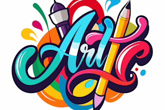 design an eye catching art logo for artists and designer