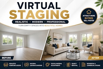 do realistic virtual staging for your real estate photos