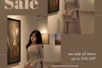 design modern fashion sale banner