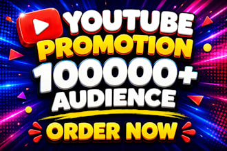 do organic youtube video promotion, music promotion and marketing