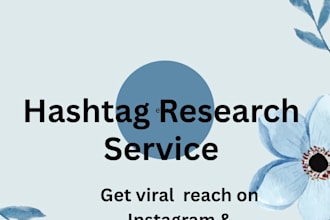 do  viral  hashtag  research  for  instagram and facebook posts