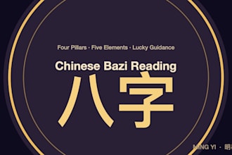 chinese bazi and zodiac reading with lucky elements and feng shui tips