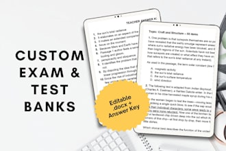 create custom quizzes question banks and exam assessments