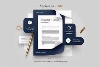 do english to urdu translation and proofreading