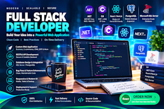 be your full stack software developer using dot net core and react