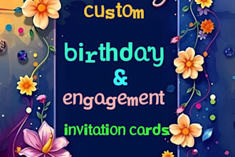 design beautiful wedding birthday and event invitation card