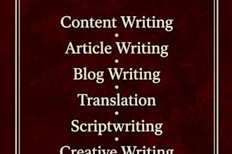 write engaging blog posts articles and accurate translation