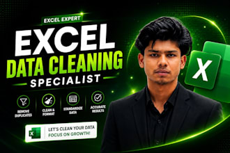 clean, format and remove duplicates in excel