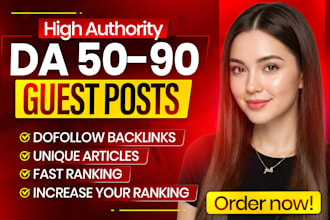 do guest posting, high da guest post da 90 plus with dofollow backlinks
