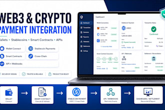 build web3 wallet, stablecoin or crypto payment integrations