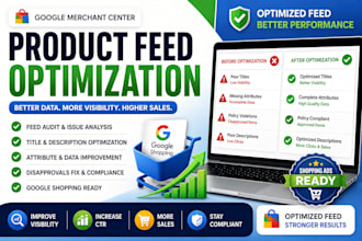 optimize your google merchant center product feed