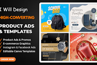 design high converting product posts and instagram templates for your brand