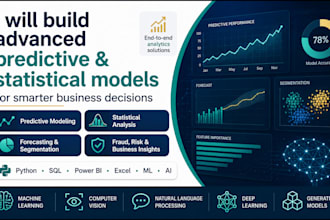build predictive advanced statistical models for your business smarter decisions