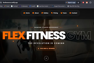 develop and fix responsive frontend and backend web applications