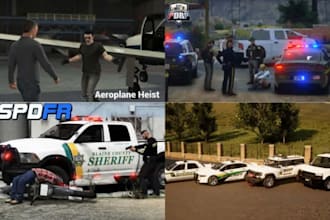 develop fivem fivepd cops, lspd, sheriff server based on qbcore nopixel ispire