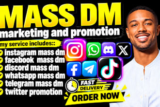 send organic cold outreach tiktok mass dm instagram bulk message link promotion