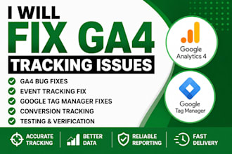 fix ga4 google analytics tracking, events and GTM issues