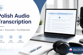 transcribe polish audio or video to accurate text