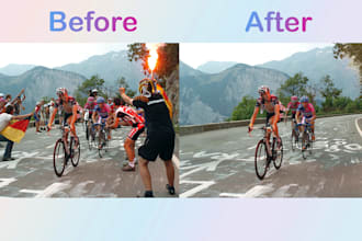remove or add objects, retouch and edit photos
