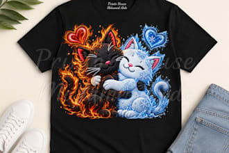 create custom dtf t shirt designs ready for printing