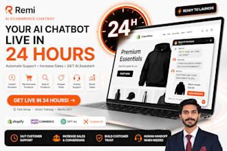 build an ai ecommerce chatbot for shopify or woocommerce