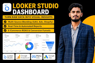 create and optimize looker studio dashboard or google data studio report
