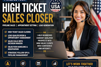 high ticket sales closer sales leads pipeline sales lead generation b2b sales