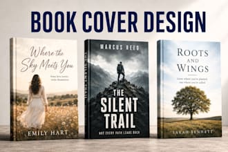 design amazon KDP book cover or kdp cover design