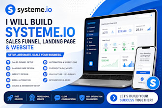 build systeme io sales funnel systeme io landing page systeme io website