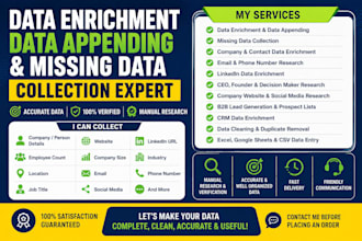 do data enrichment and data appending