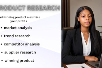 do product research and find winning products