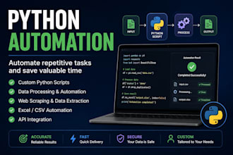 automate repetitive tasks with a custom python script