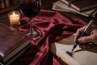 write your dark erotic novel with sensual feminine perspective