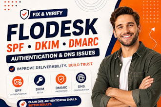 fix flodesk spf dkim dmarc dns and email deliverability issues