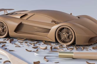 design custom 3d car body kits, widebody kits, automotive cad, mechanical design